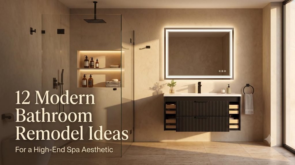 12 Modern Bathroom Remodel Ideas for a High-End Spa Aesthetic