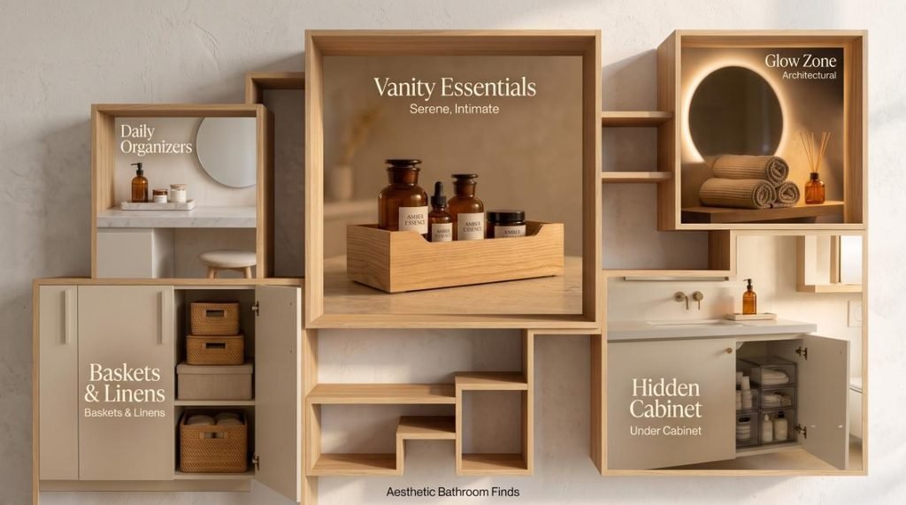 How to Organize a Bathroom with No Storage: The 5-Zone Framework