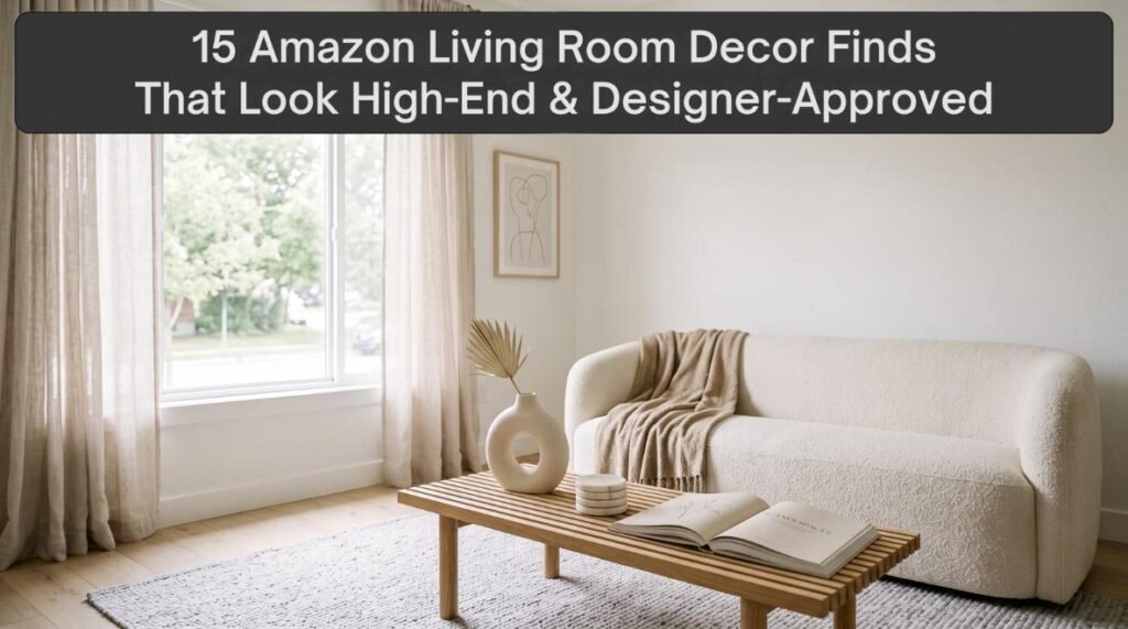 15 Amazon Living Room Decor Finds That Look High-End