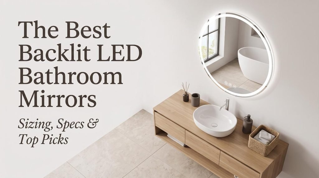 The Best Backlit LED Bathroom Mirrors: Buying Guide & Design Review