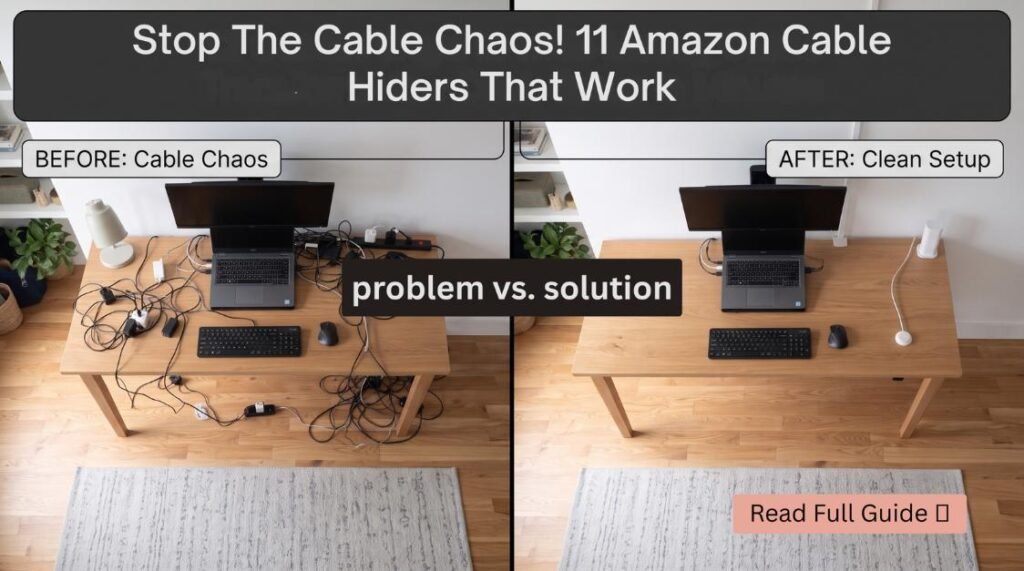 11 Genius Amazon Cable Management Finds to Hide Messy Wires
