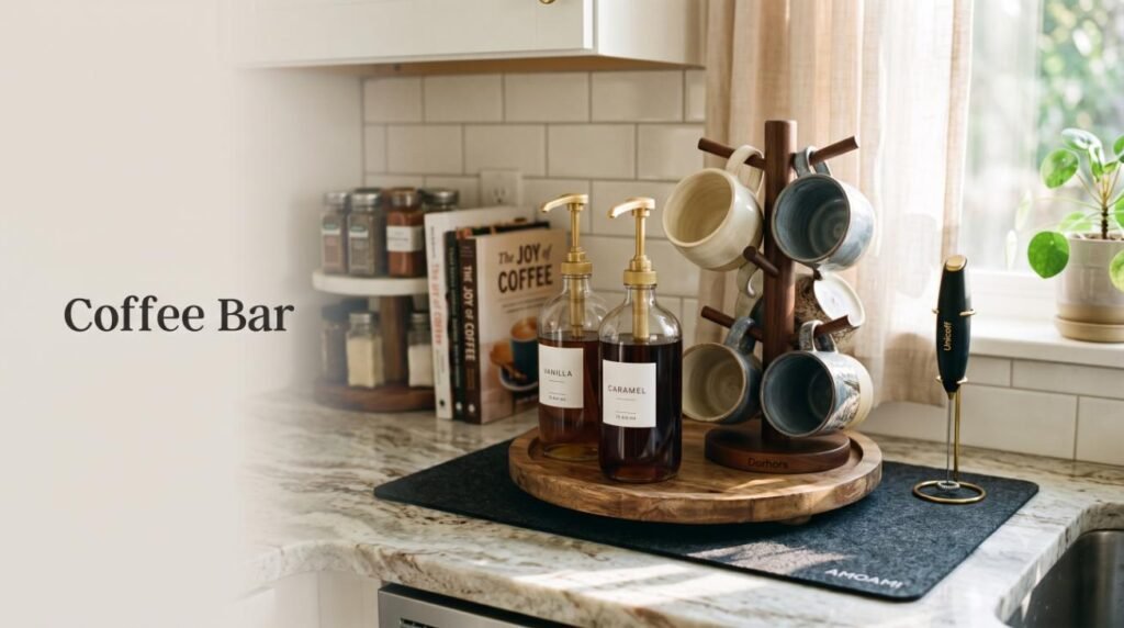 How to Build a Vision Board-Worthy Coffee Bar Station on Amazon