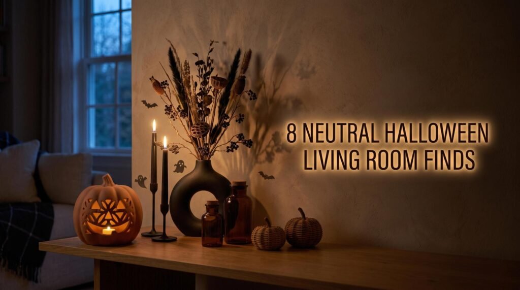8 Neutral Halloween Living Room Finds That Feel Cozy, Not Tacky