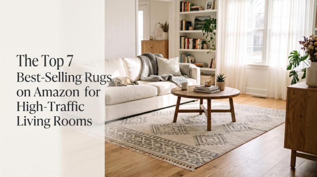 The Top 7 Best-Selling Rugs on Amazon for High-Traffic Living Rooms